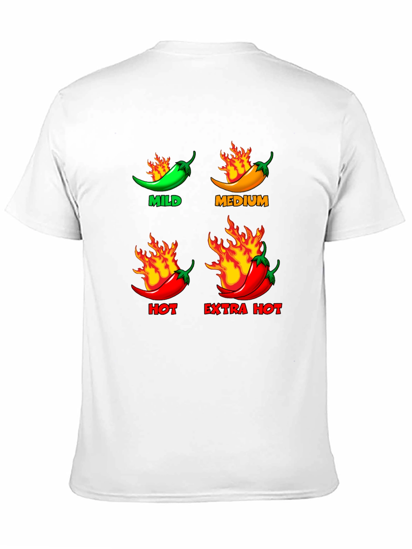 Spicy Pepper Heat Level T-Shirt