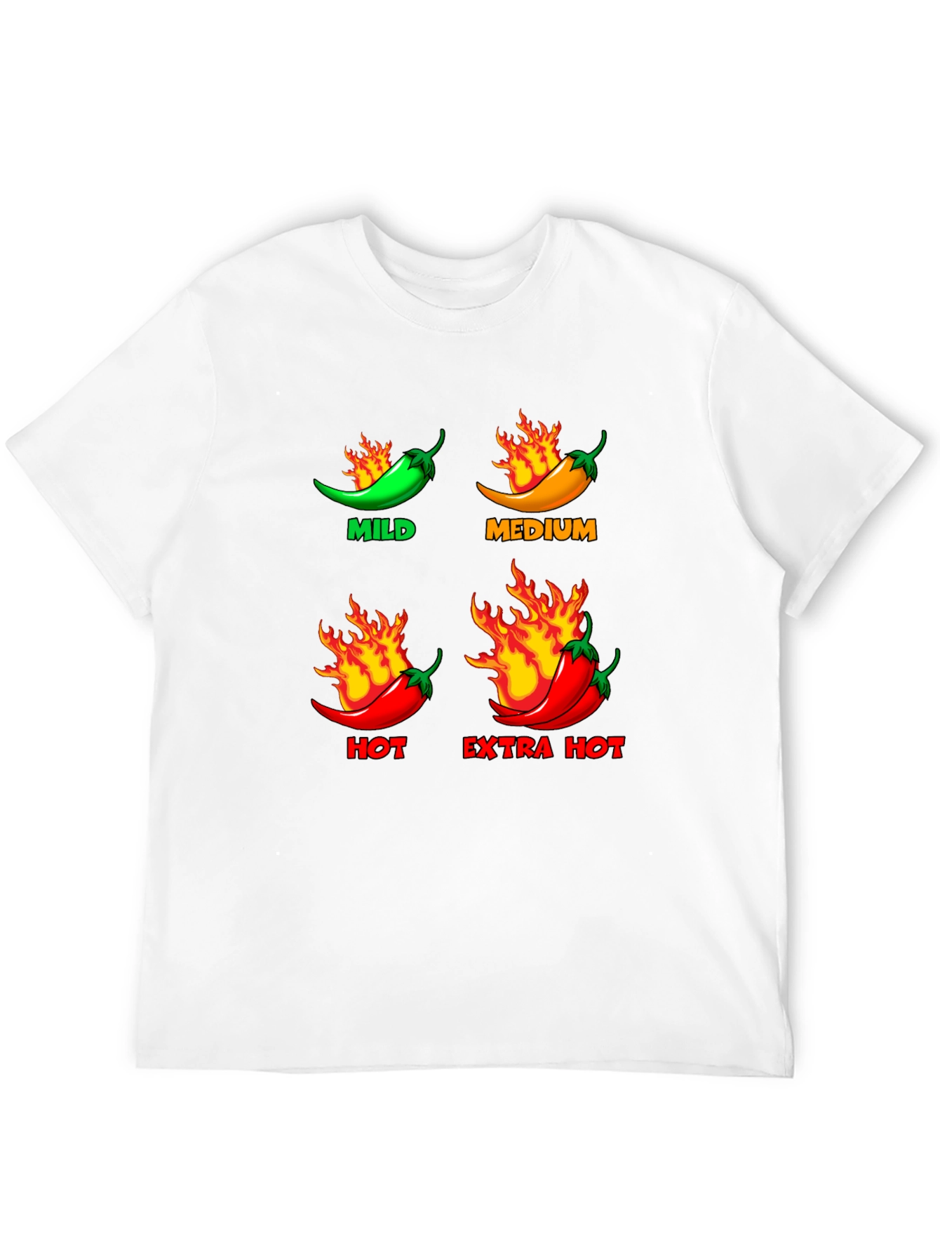 Spicy Pepper Heat Level T-Shirt