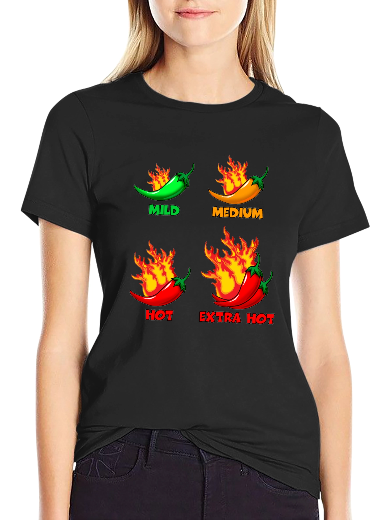 Spicy Pepper Heat Level T-Shirt