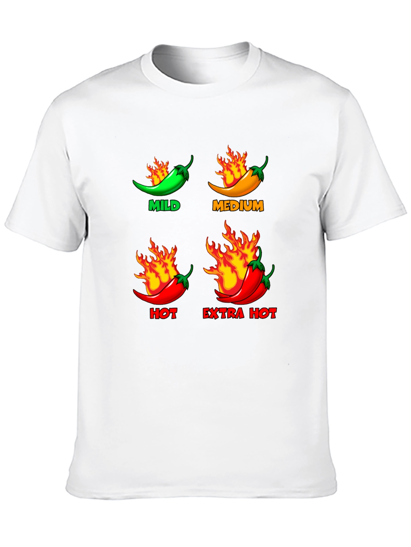 Spicy Pepper Heat Level T-Shirt