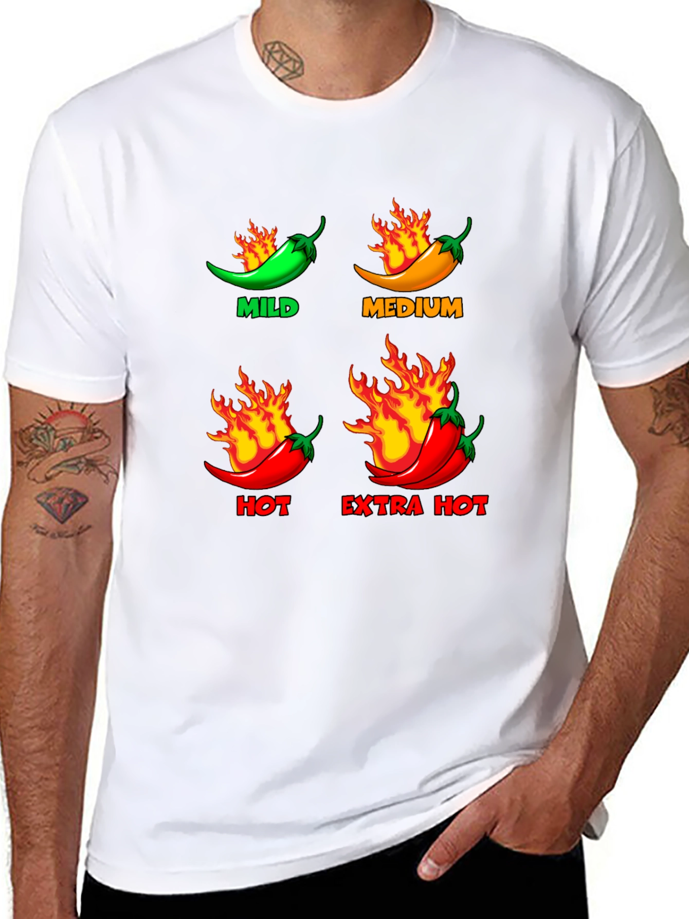 Spicy Pepper Heat Level T-Shirt