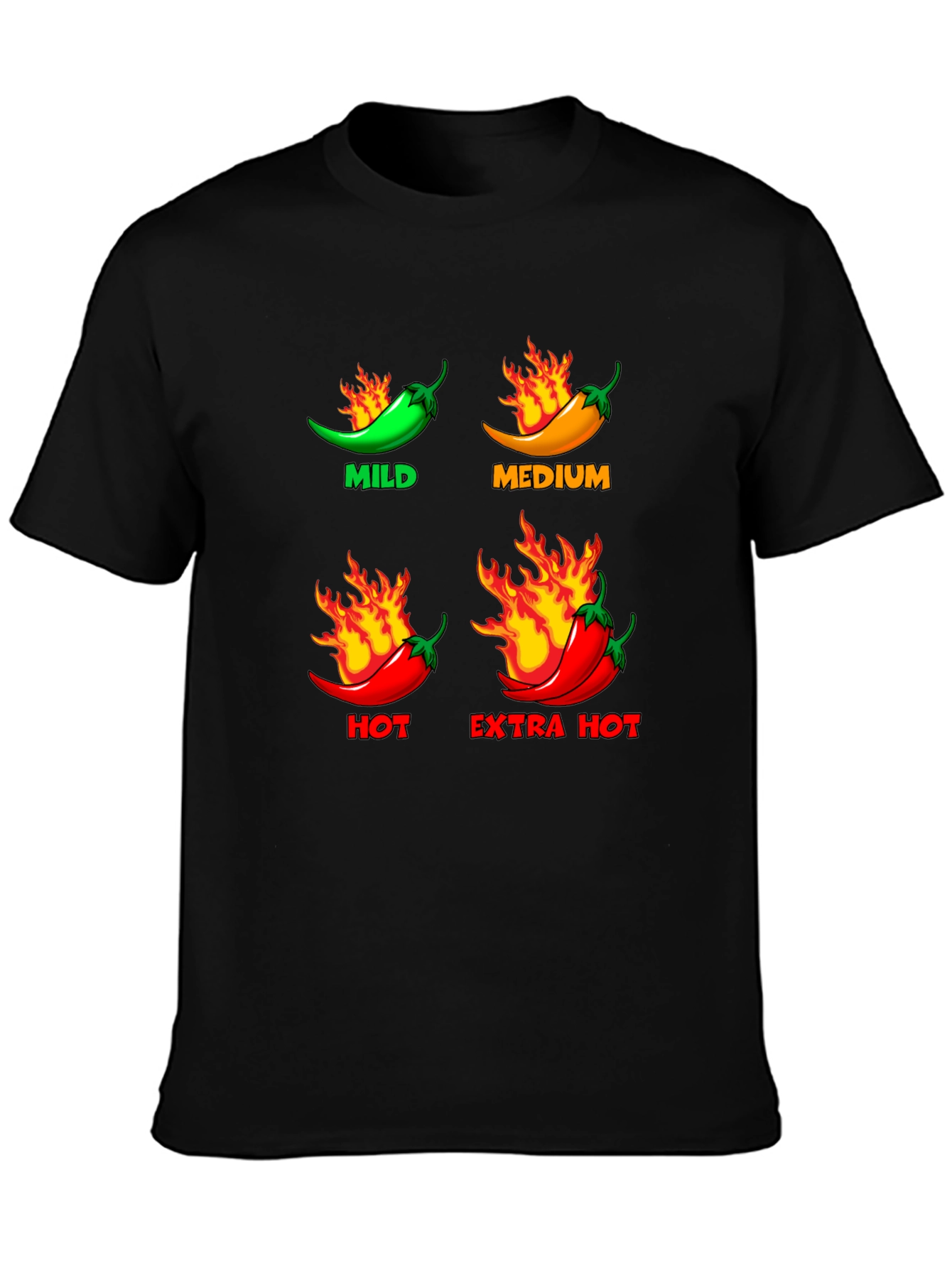 Spicy Pepper Heat Level T-Shirt
