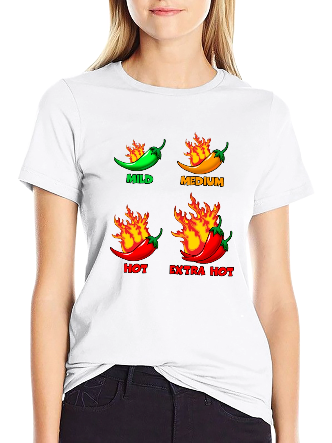 Spicy Pepper Heat Level T-Shirt