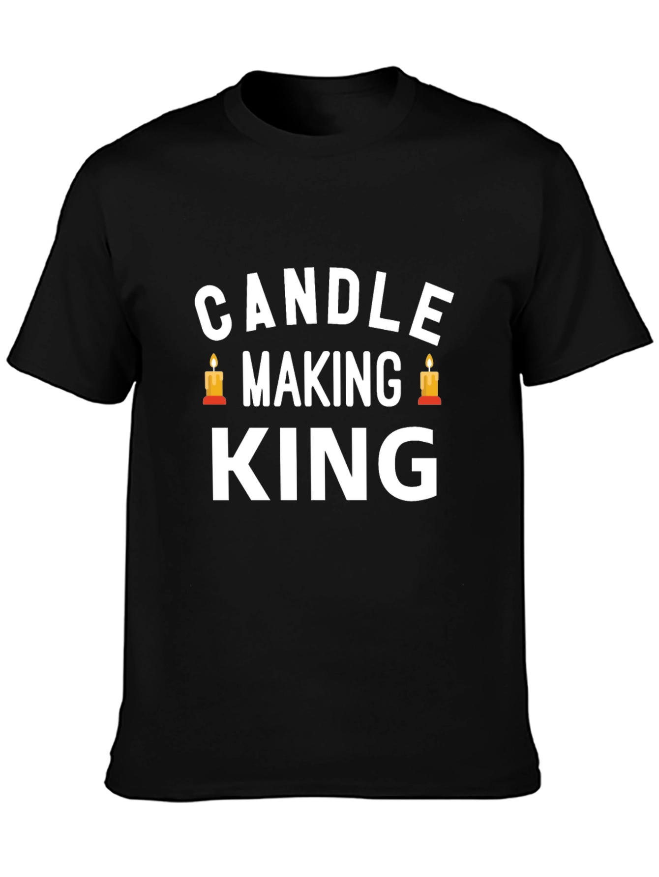 Candle Making King T-Shirt - Black