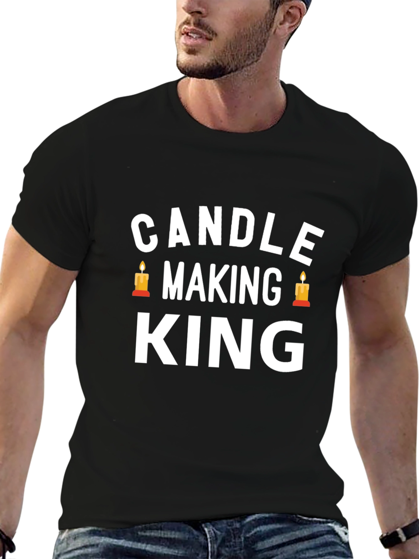 Candle Making King T-Shirt - Black