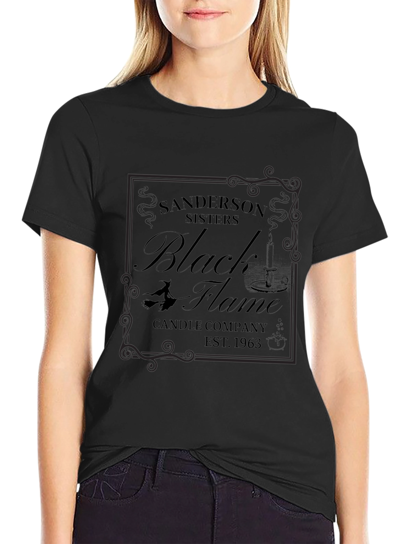 Sanderson Sisters Black Flame Candle Company T-Shirt