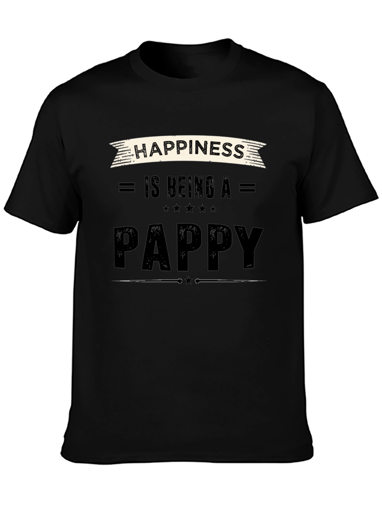 Happiness is Being a Pappy T-Shirt