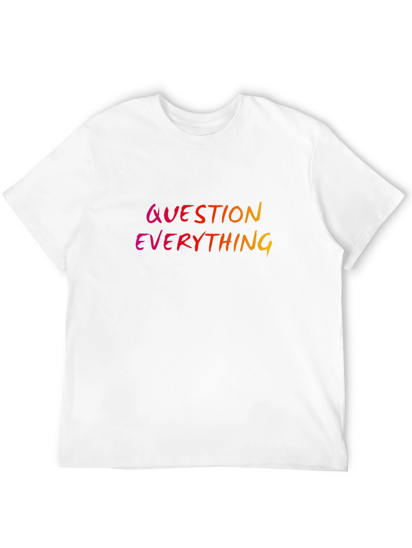 Question Everything Graphic Tee - Black