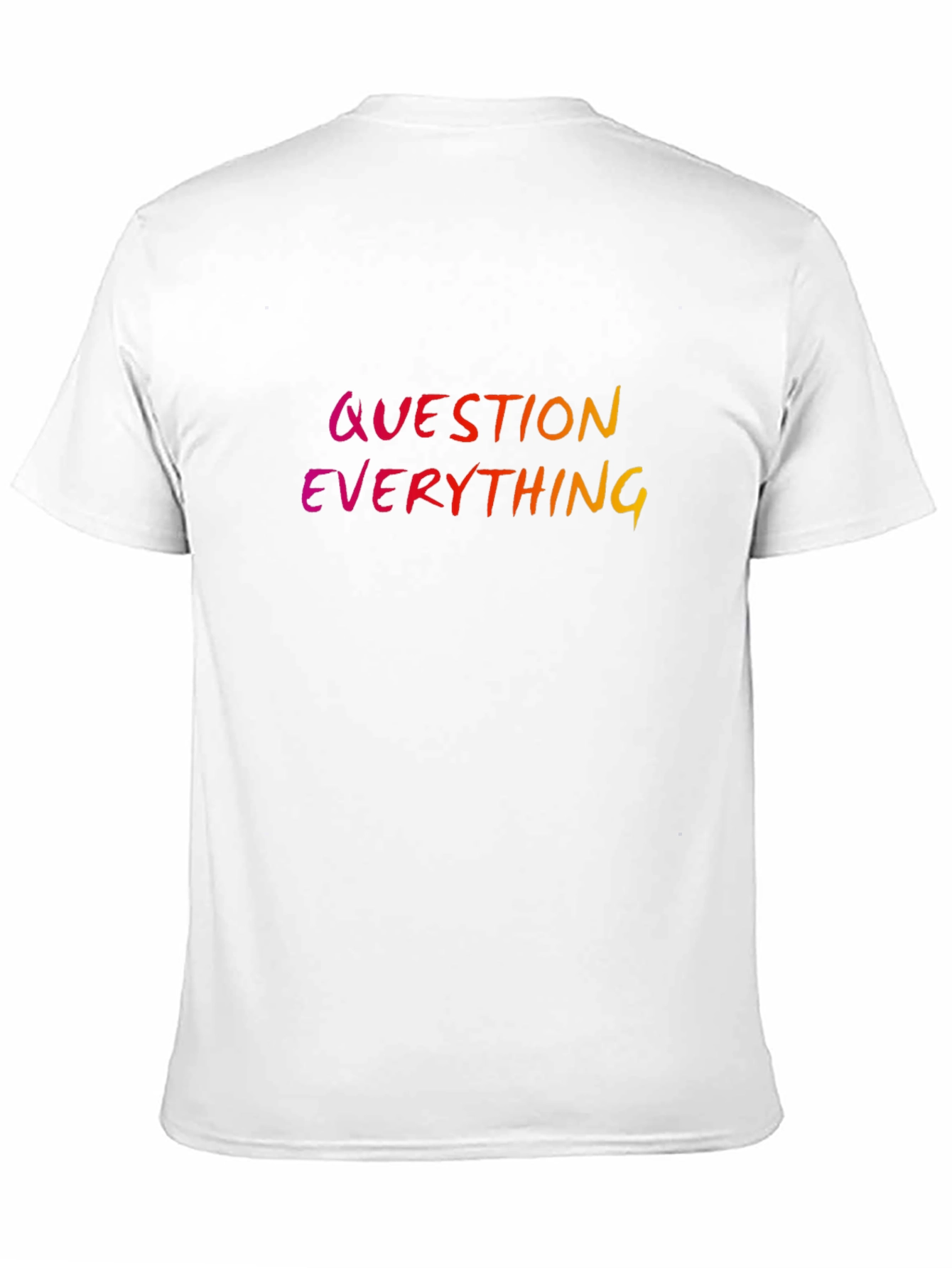 Question Everything Graphic Tee - Black