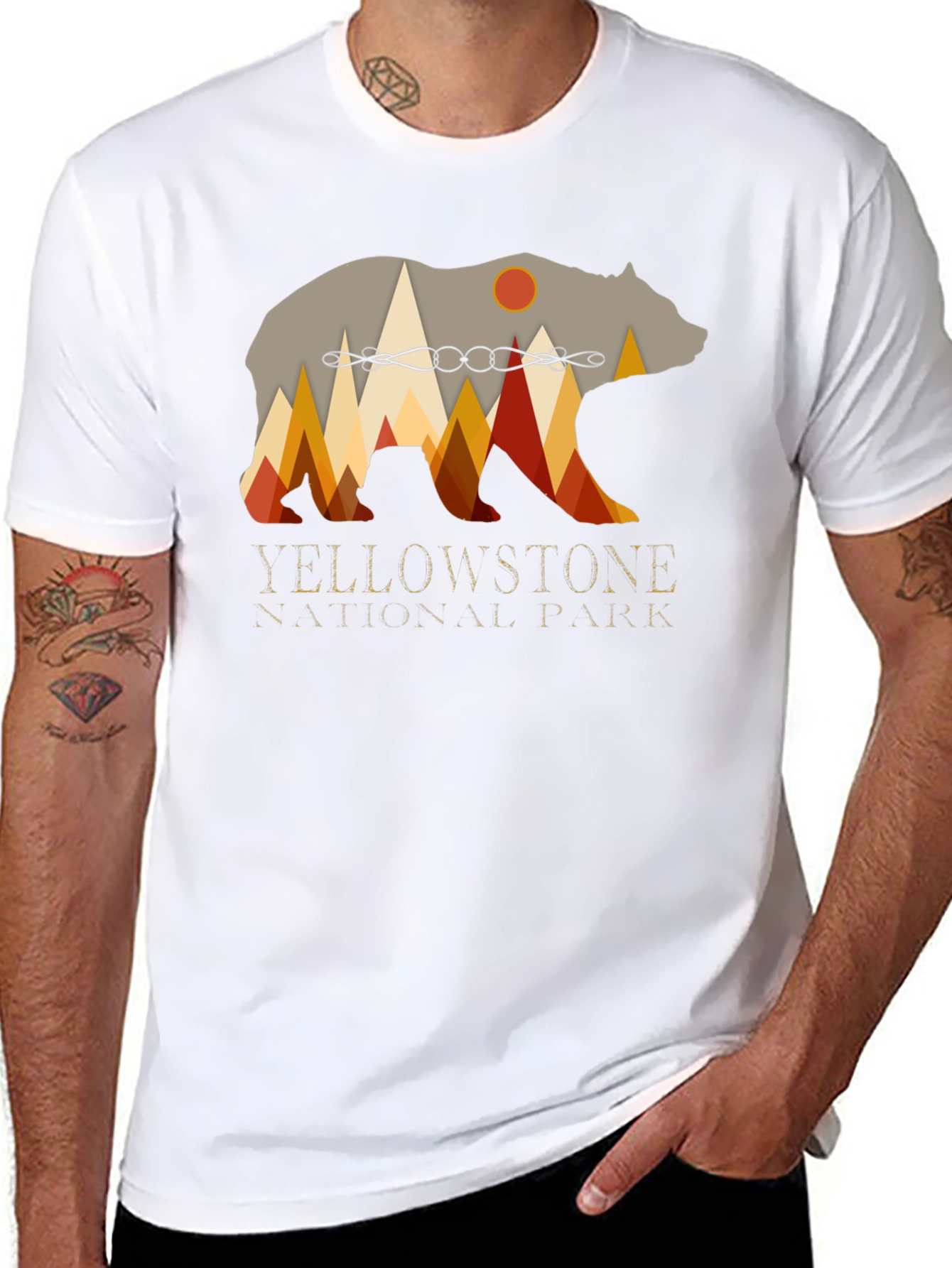 Yellowstone National Park Bear Graphic Tee