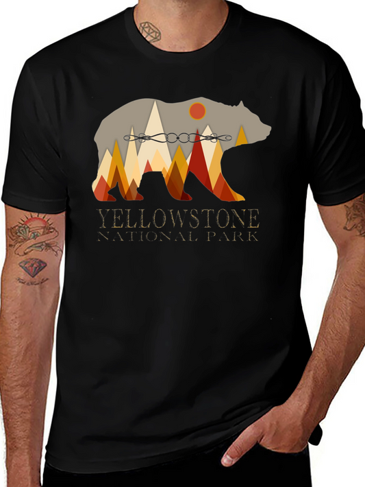 Yellowstone National Park Bear Graphic Tee