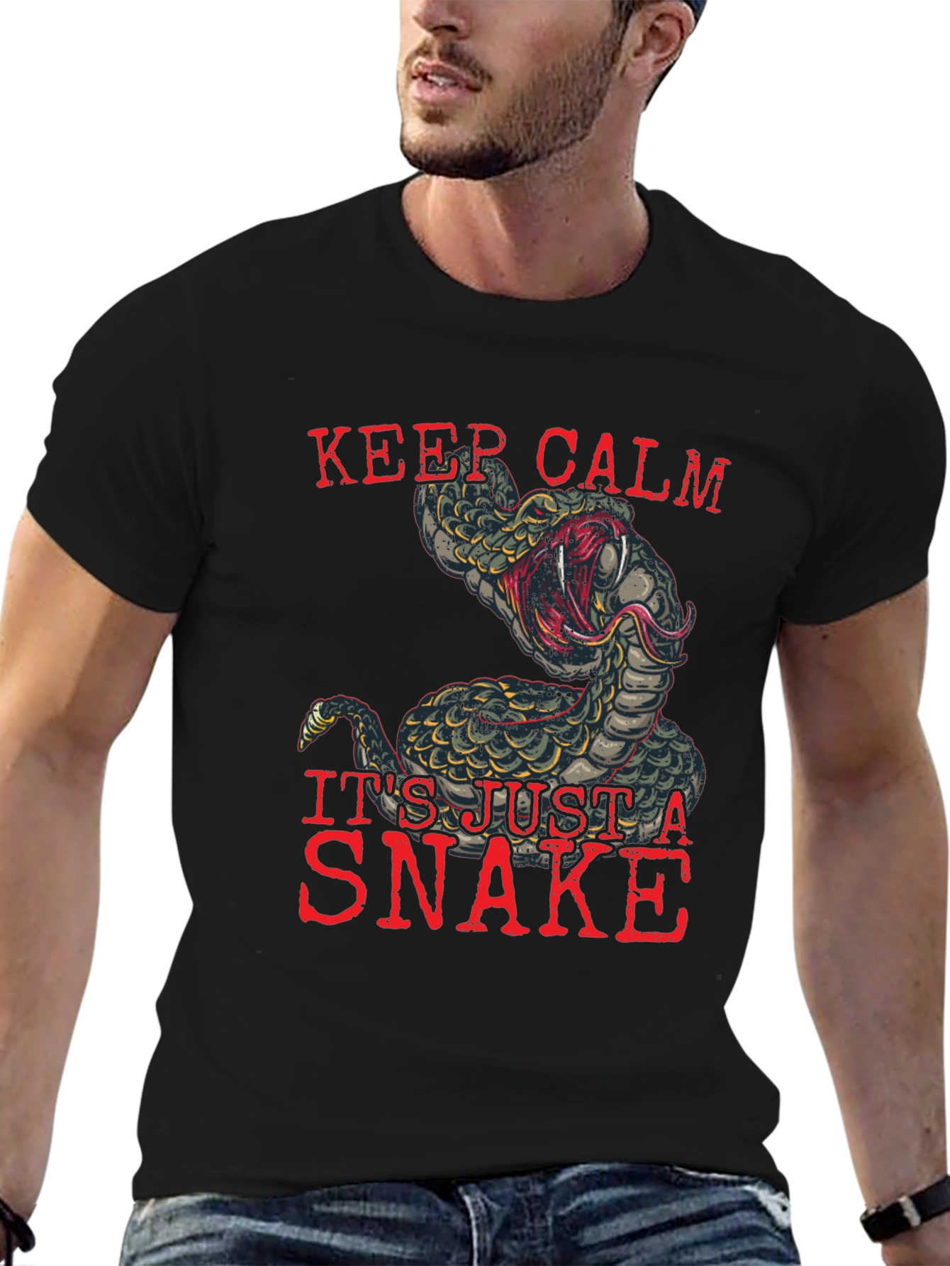 Keep Calm Its Just A Snake T-Shirt
