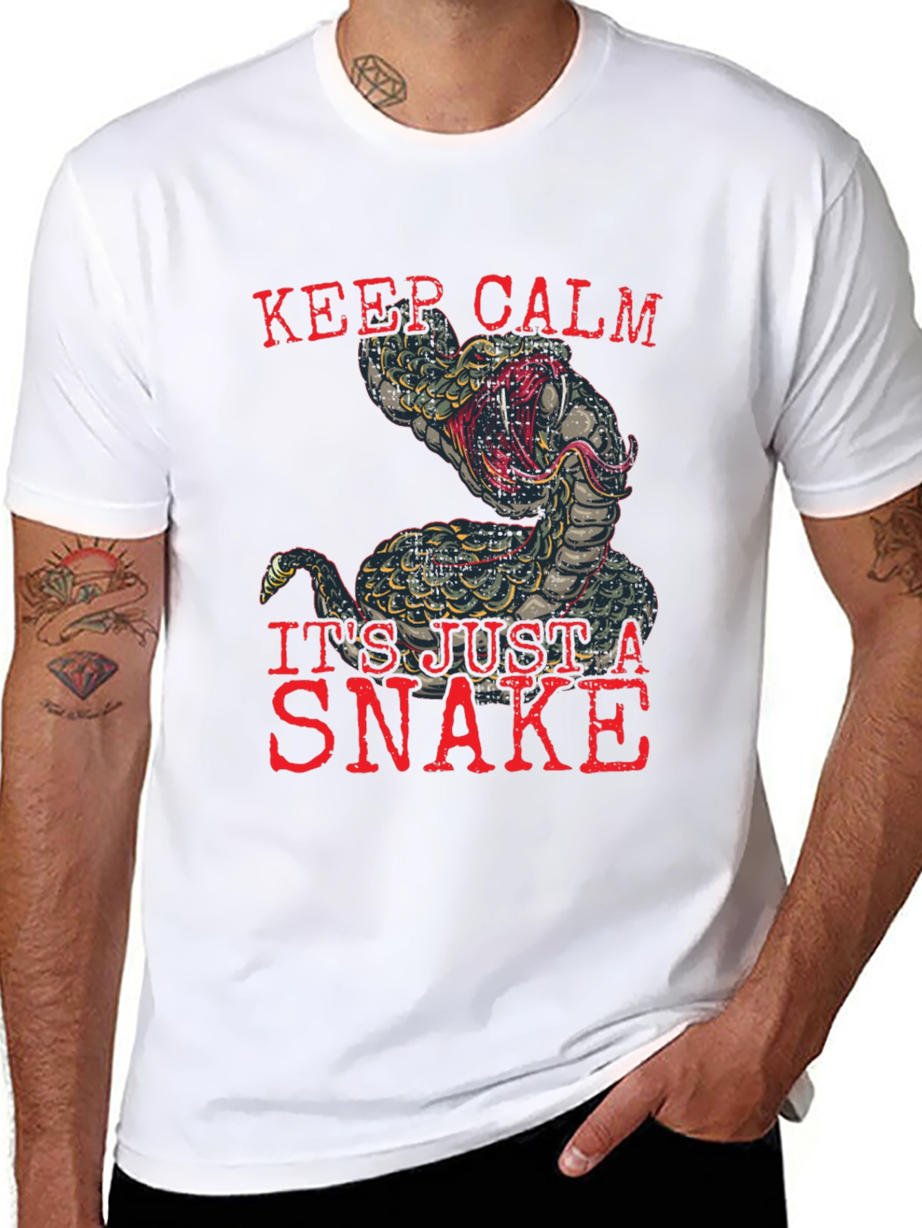 Keep Calm Its Just A Snake T-Shirt