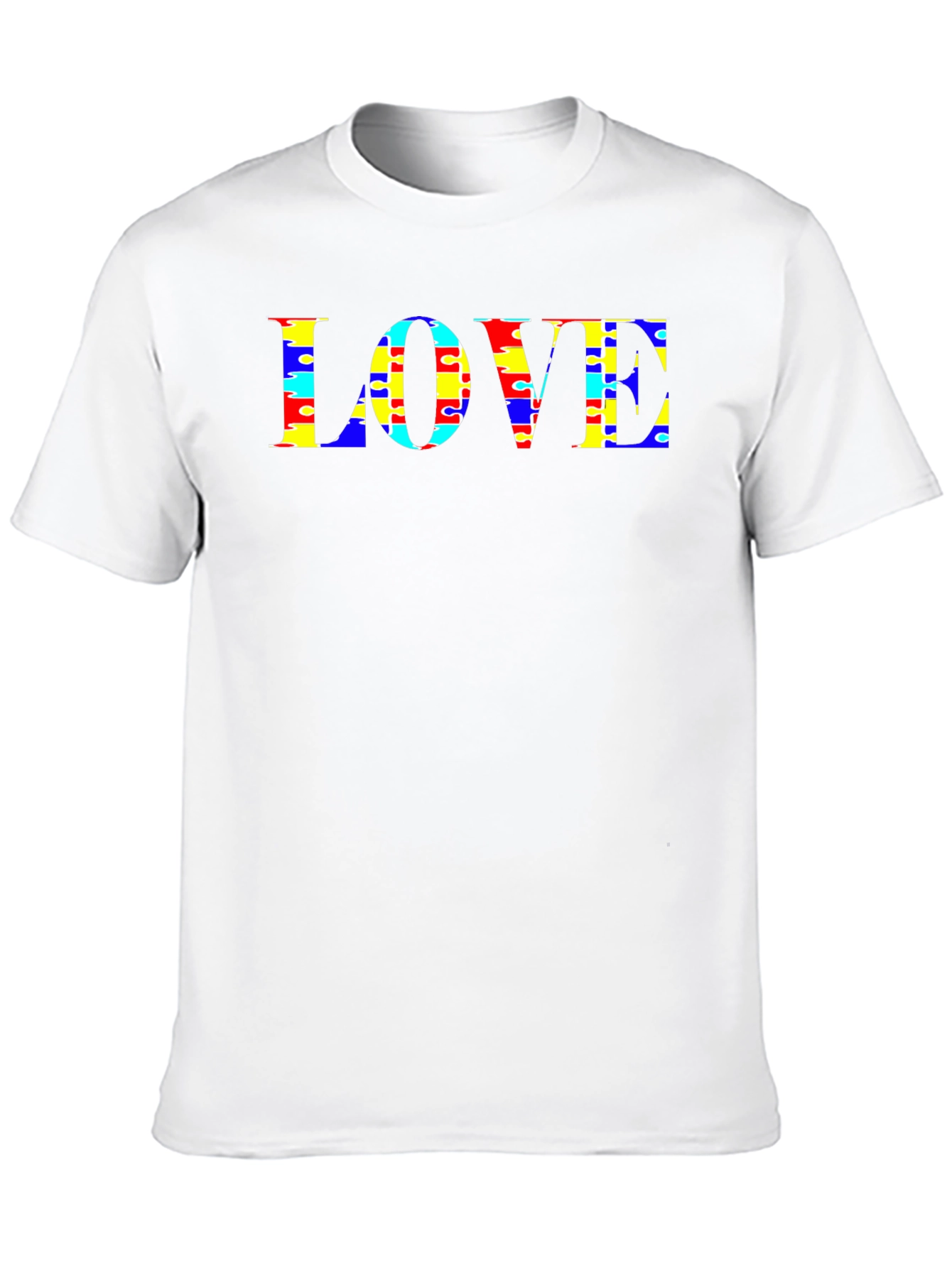 Love Autism Awareness Puzzle Piece T-Shirt