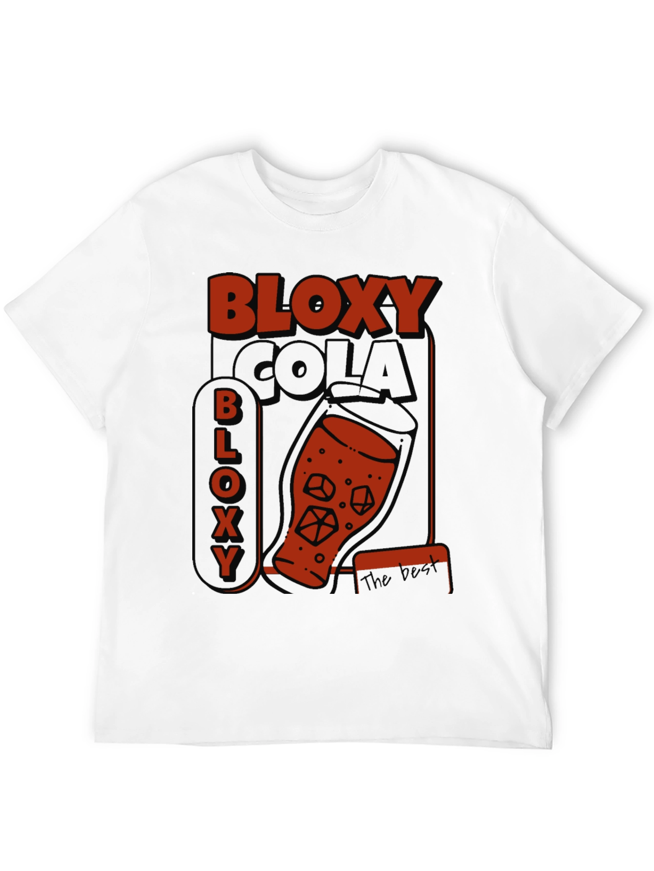 Bloxy Cola Graphic Tee - Cool Retro Design