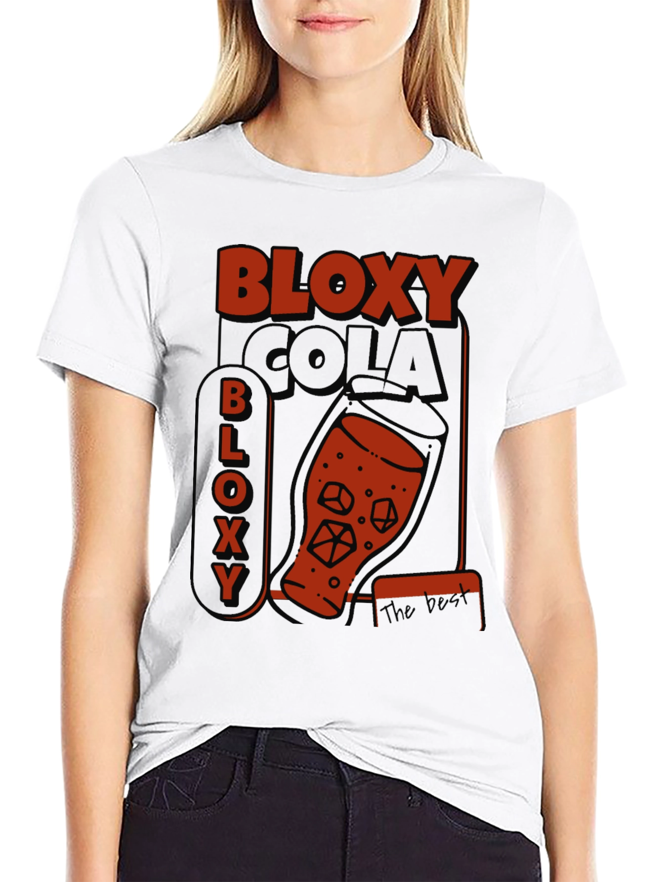Bloxy Cola Graphic Tee - Cool Retro Design