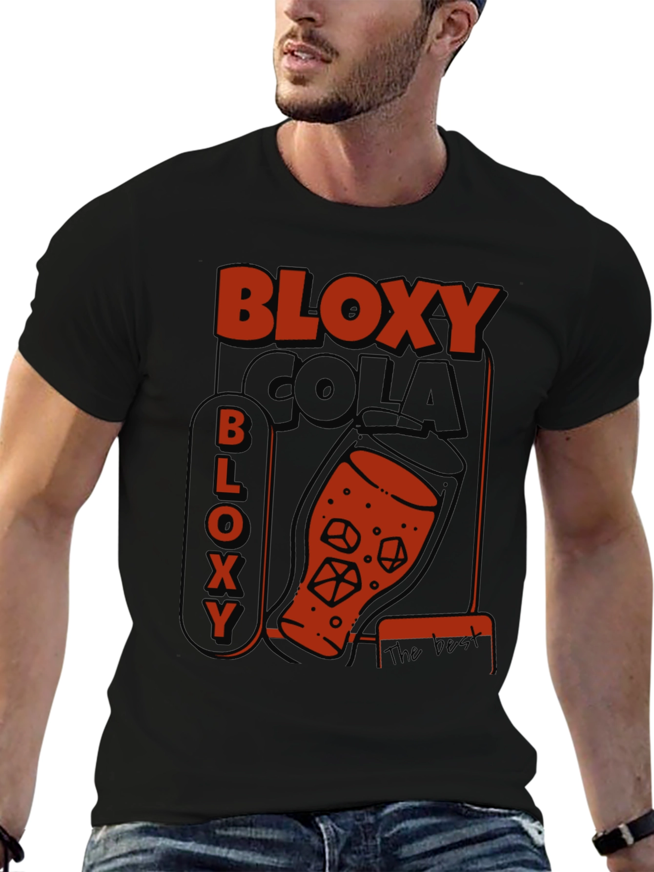 Bloxy Cola Graphic Tee - Cool Retro Design