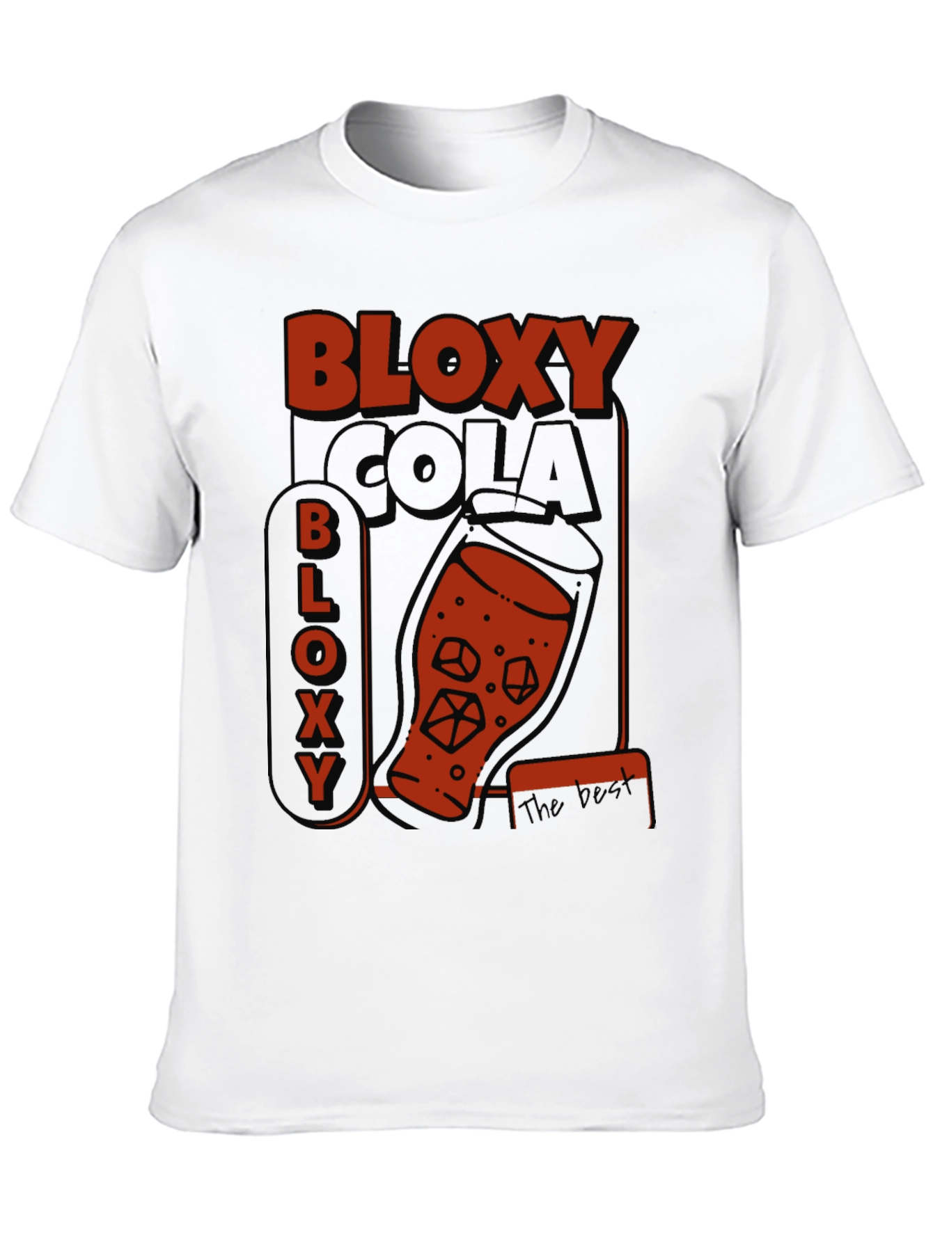 Bloxy Cola Graphic Tee - Cool Retro Design