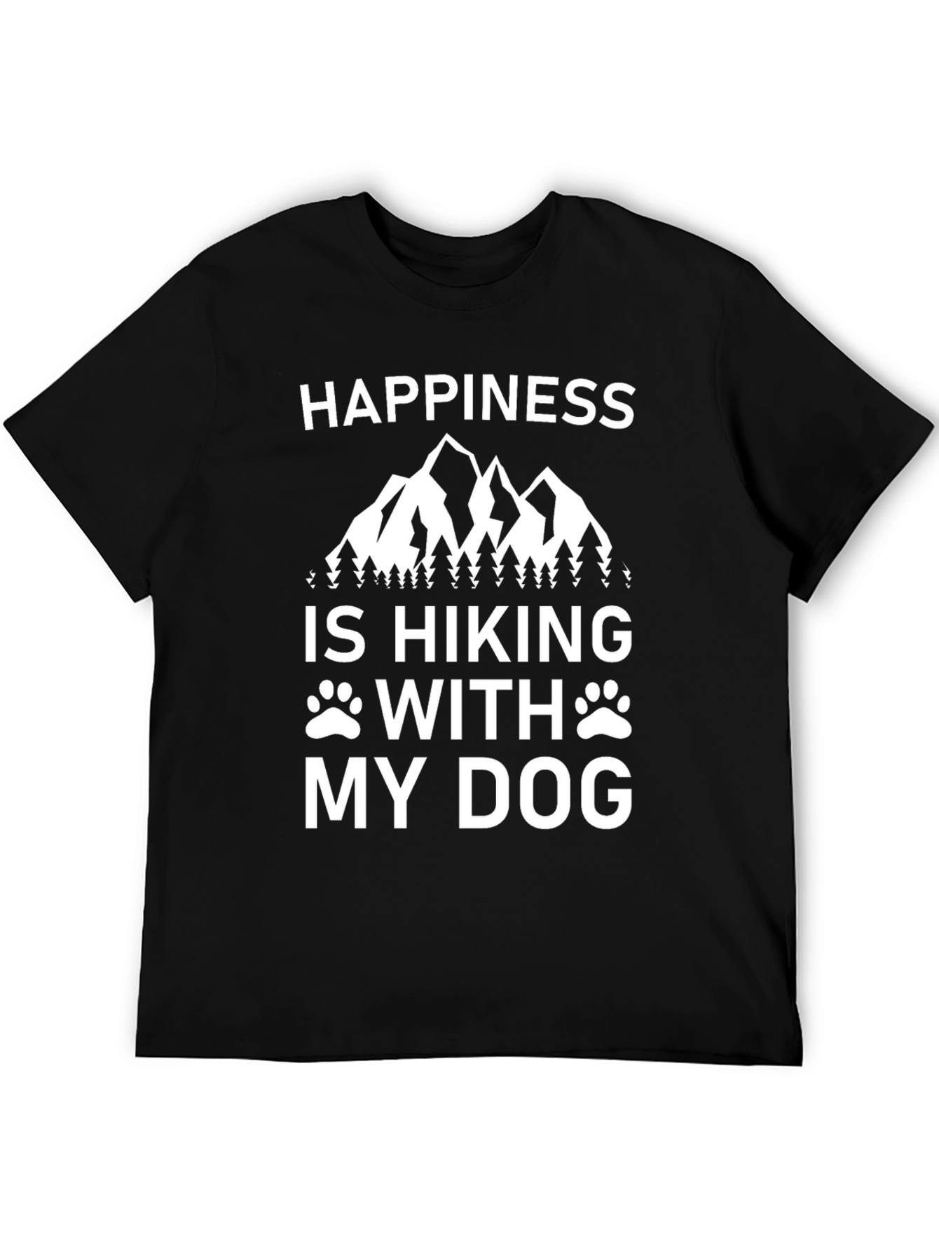 Happiness is Hiking With My Dog T-Shirt