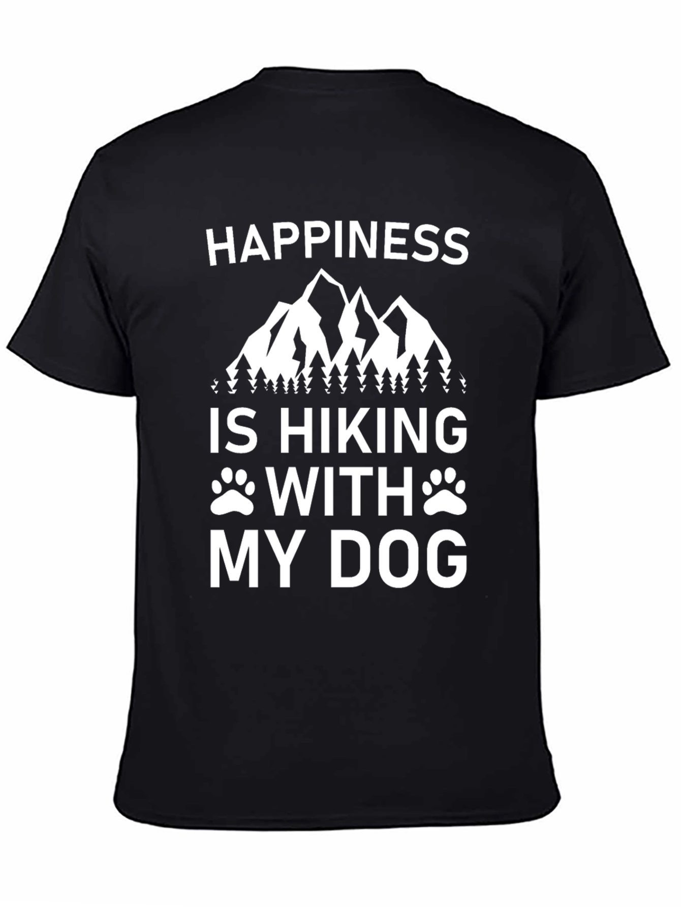Happiness is Hiking With My Dog T-Shirt