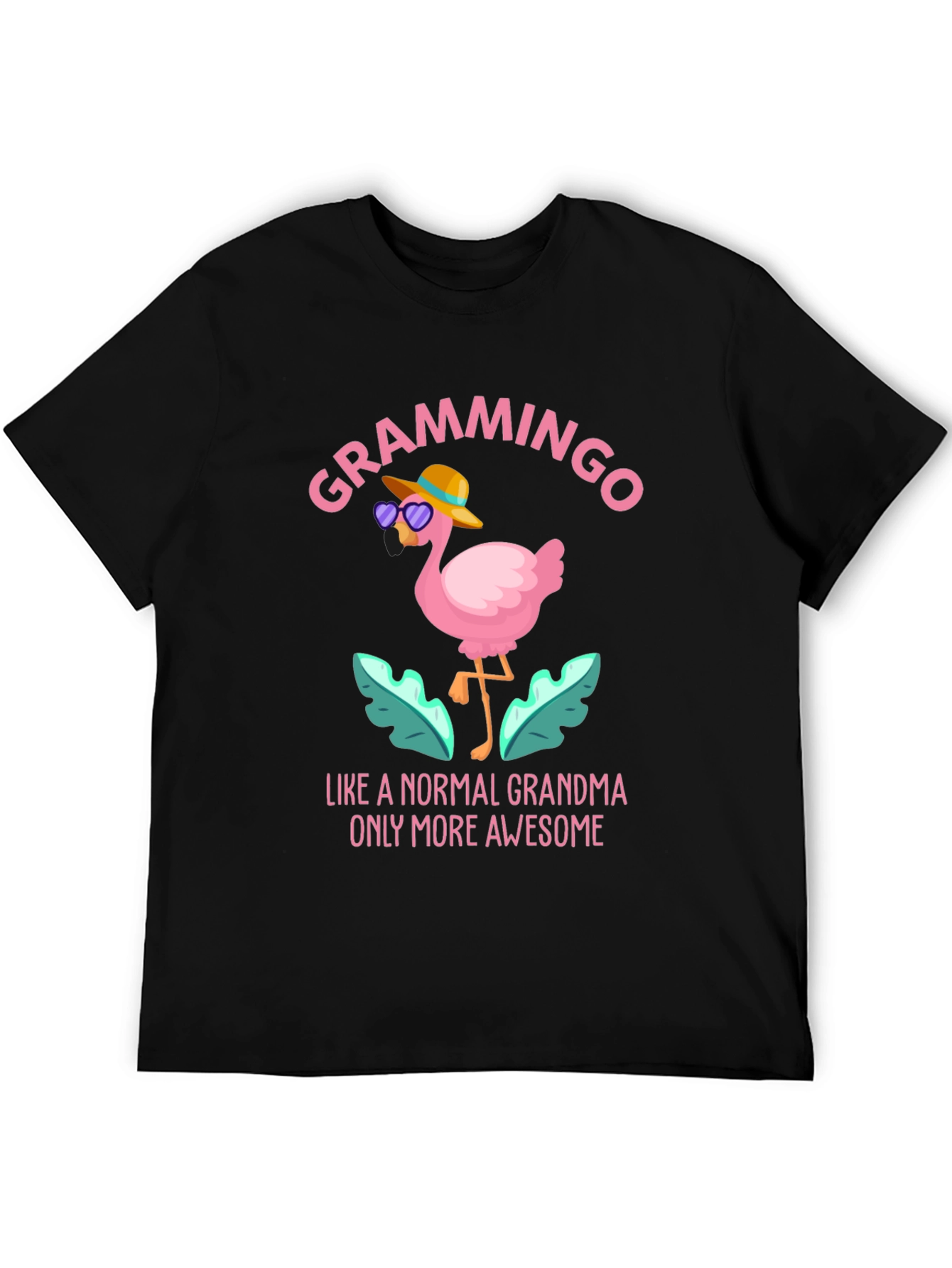 Grammingo T-Shirt - Awesome Grandma Flamingo Tee