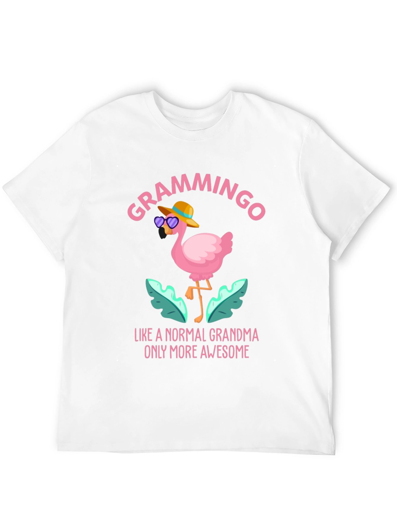 Grammingo T-Shirt - Awesome Grandma Flamingo Tee
