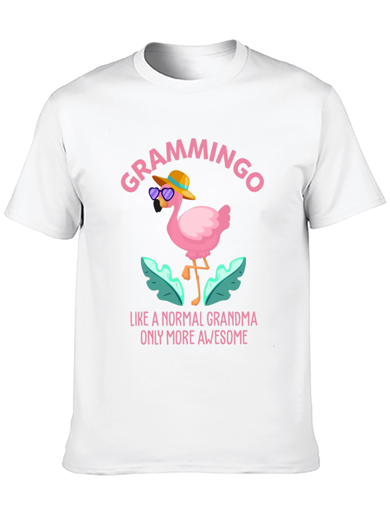 Grammingo T-Shirt - Awesome Grandma Flamingo Tee