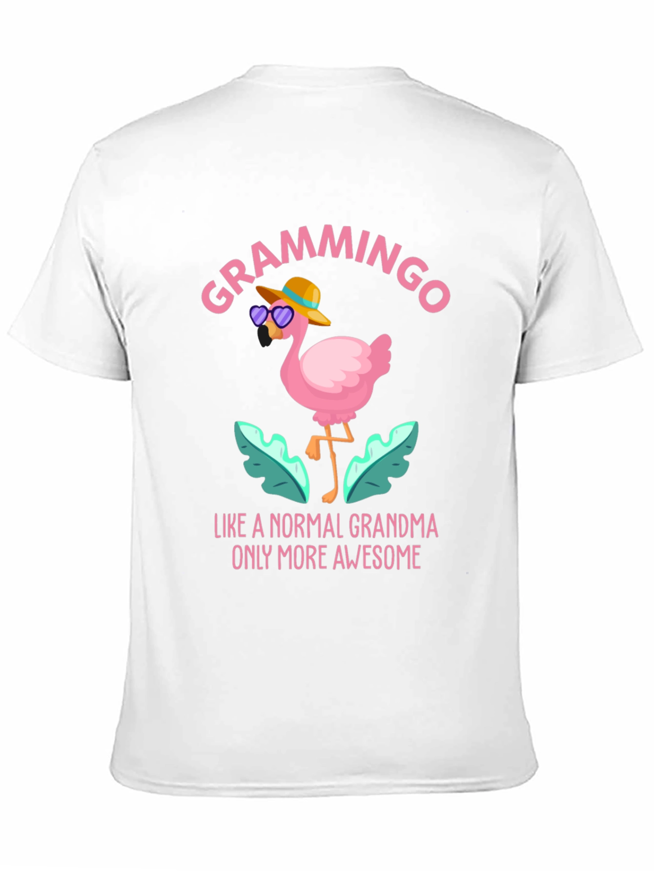 Grammingo T-Shirt - Awesome Grandma Flamingo Tee