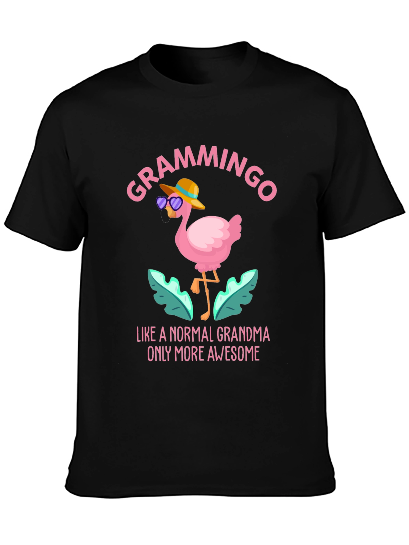 Grammingo T-Shirt - Awesome Grandma Flamingo Tee