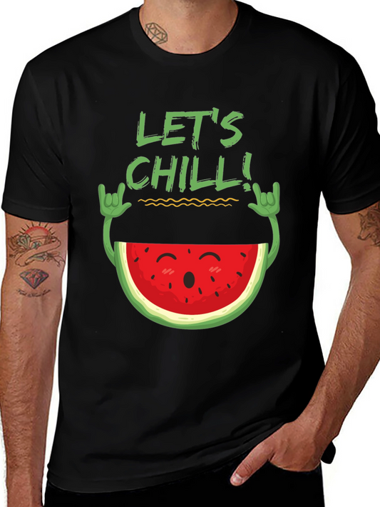 Lets Chill Watermelon Graphic Tee