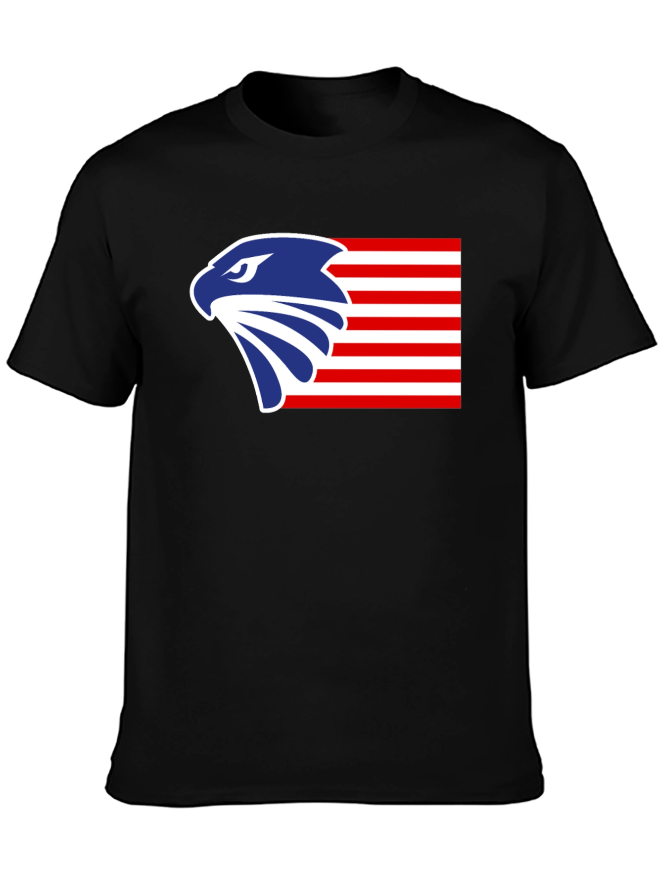 Patriotic Eagle Graphic T-Shirt - Bold American Design