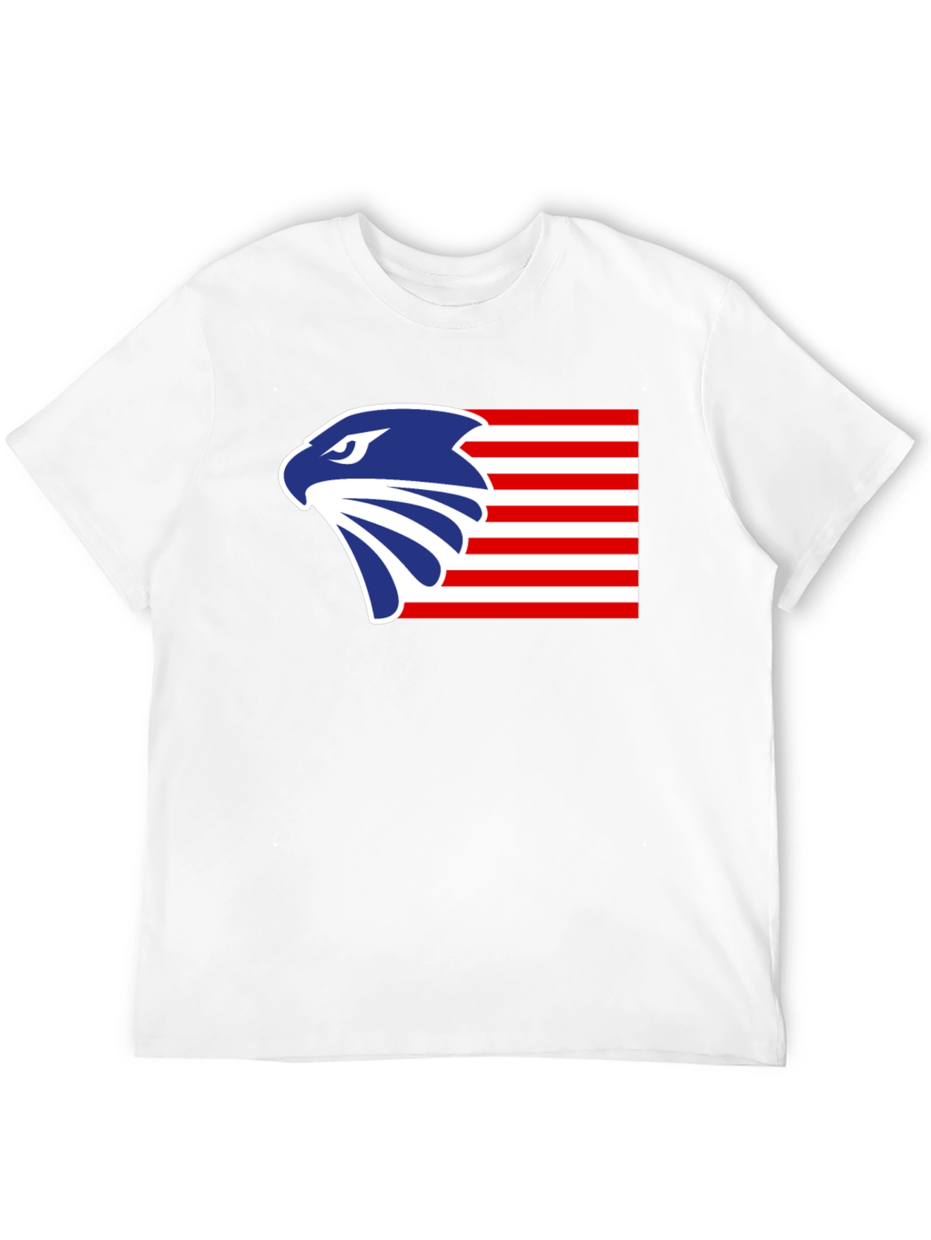 Patriotic Eagle Graphic T-Shirt - Bold American Design