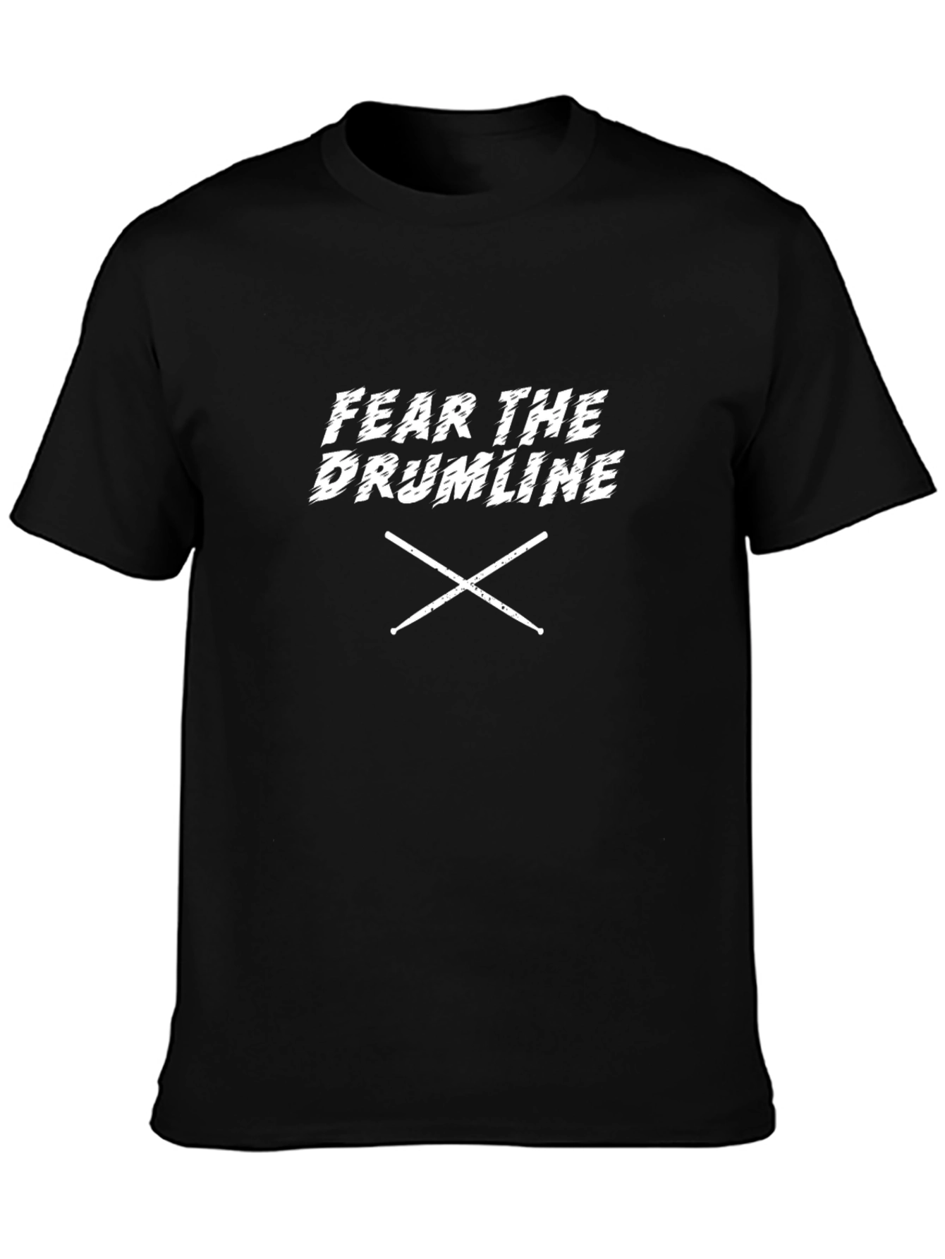Fear The Drumline Black Graphic Tee