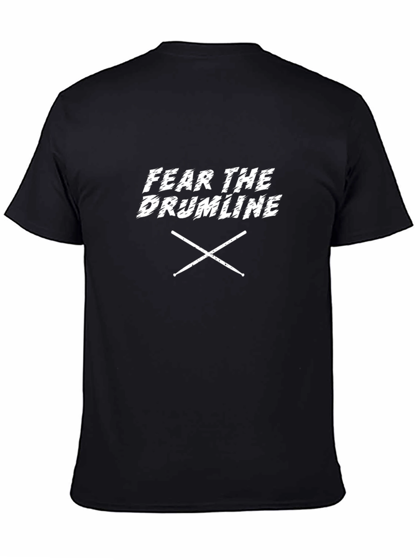 Fear The Drumline Black Graphic Tee