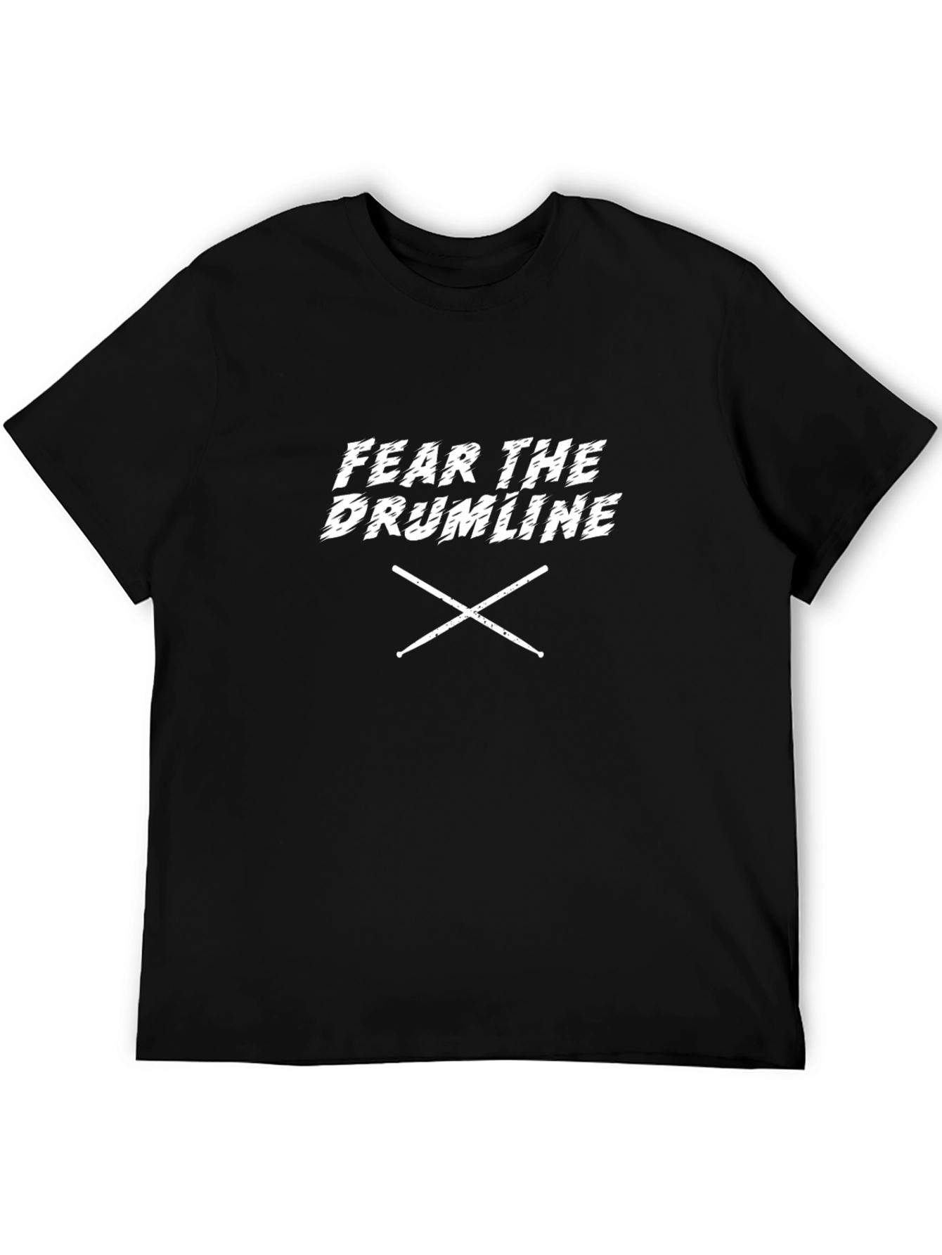 Fear The Drumline Black Graphic Tee