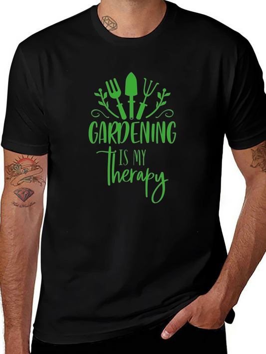 Gardening Is My Therapy Graphic T-Shirt