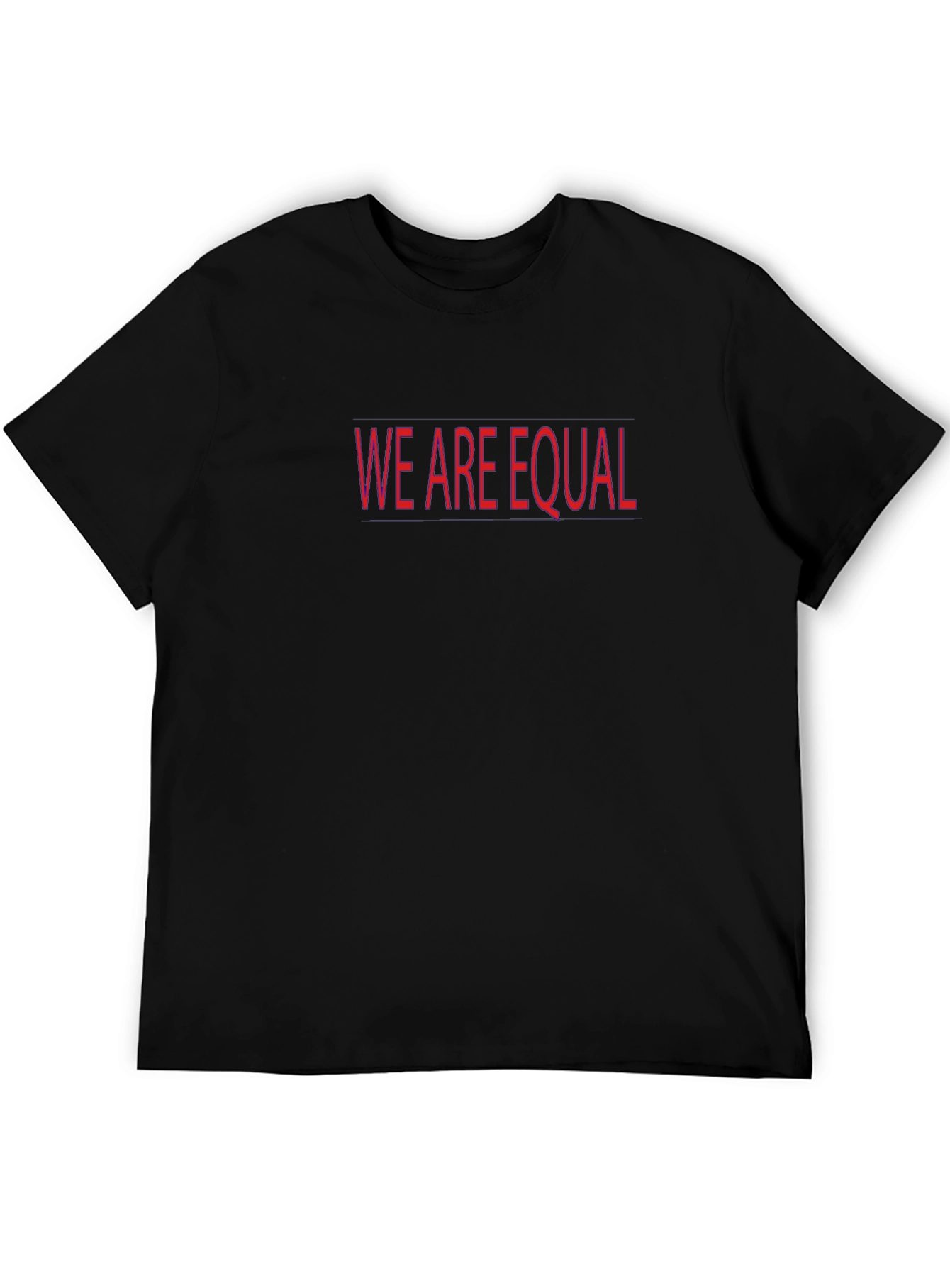 We Are Equal Black T-Shirt