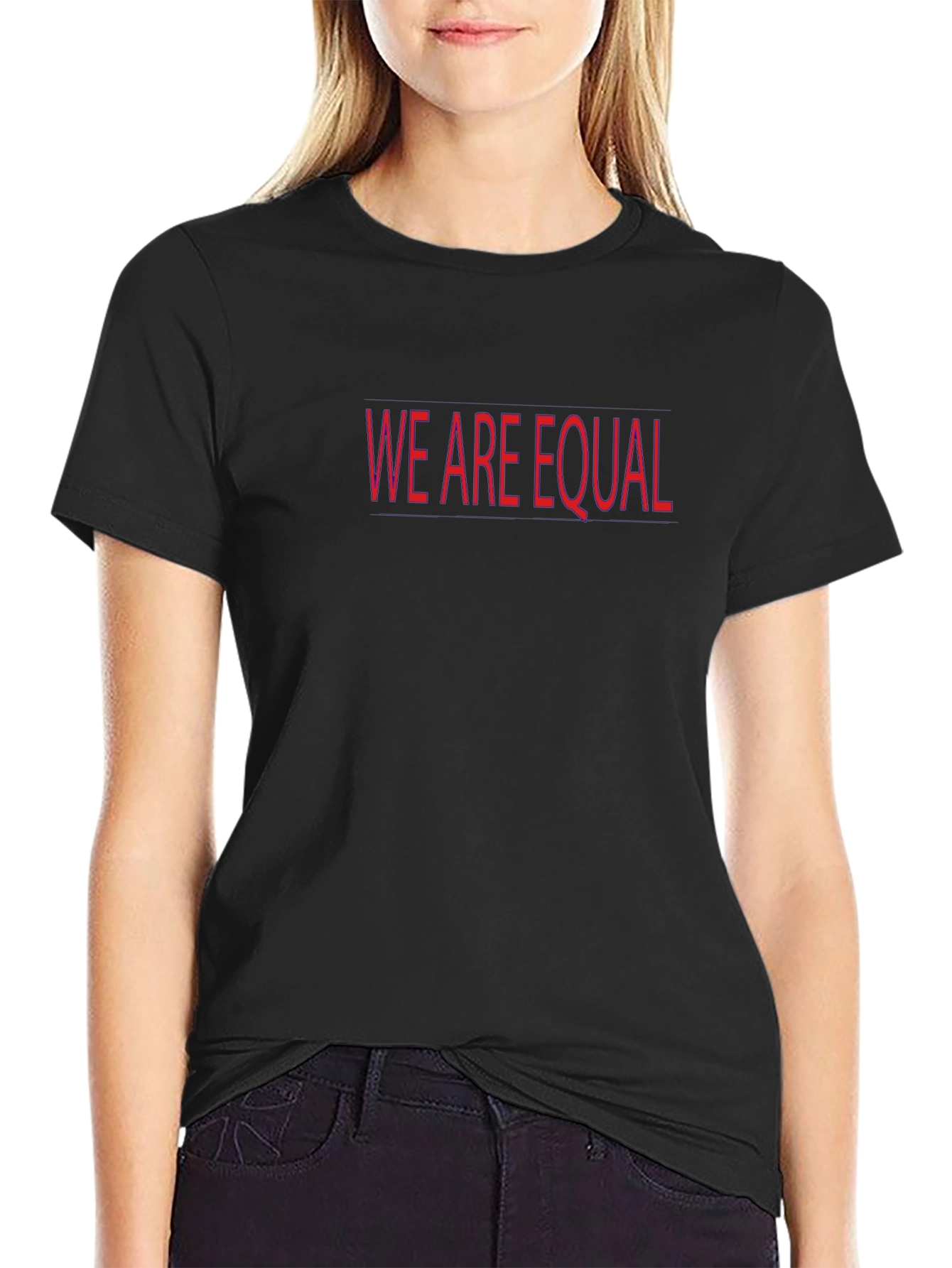 We Are Equal Black T-Shirt
