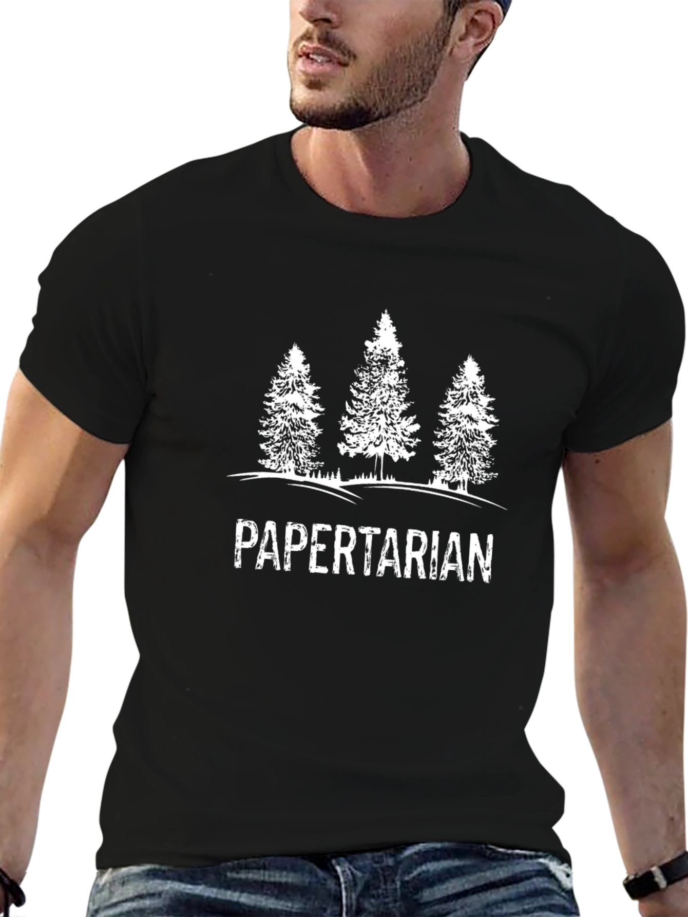 Papertarian Forest T-Shirt - Nature Lover Tee