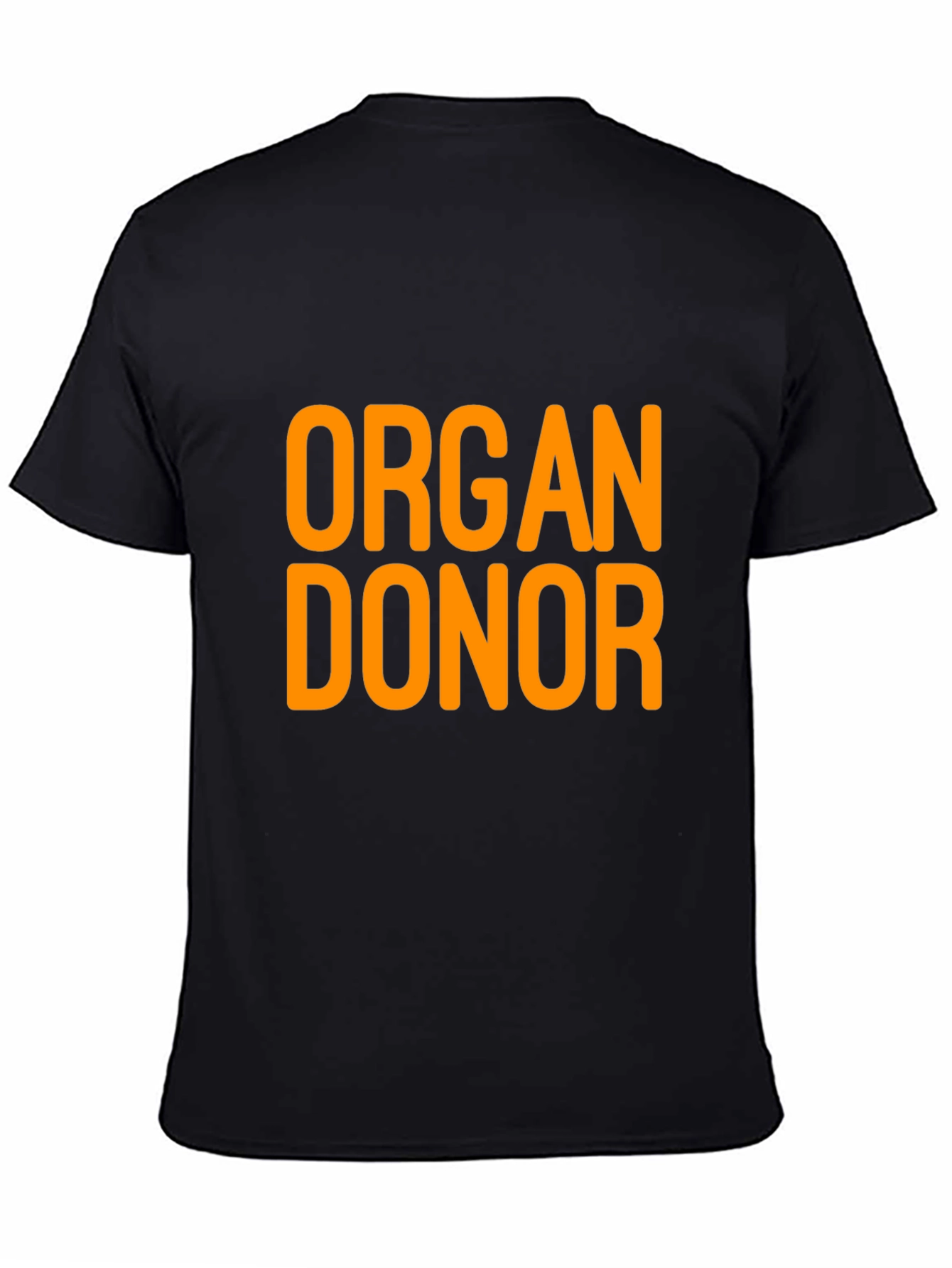 Organ Donor T-Shirt - Black Cotton Tee