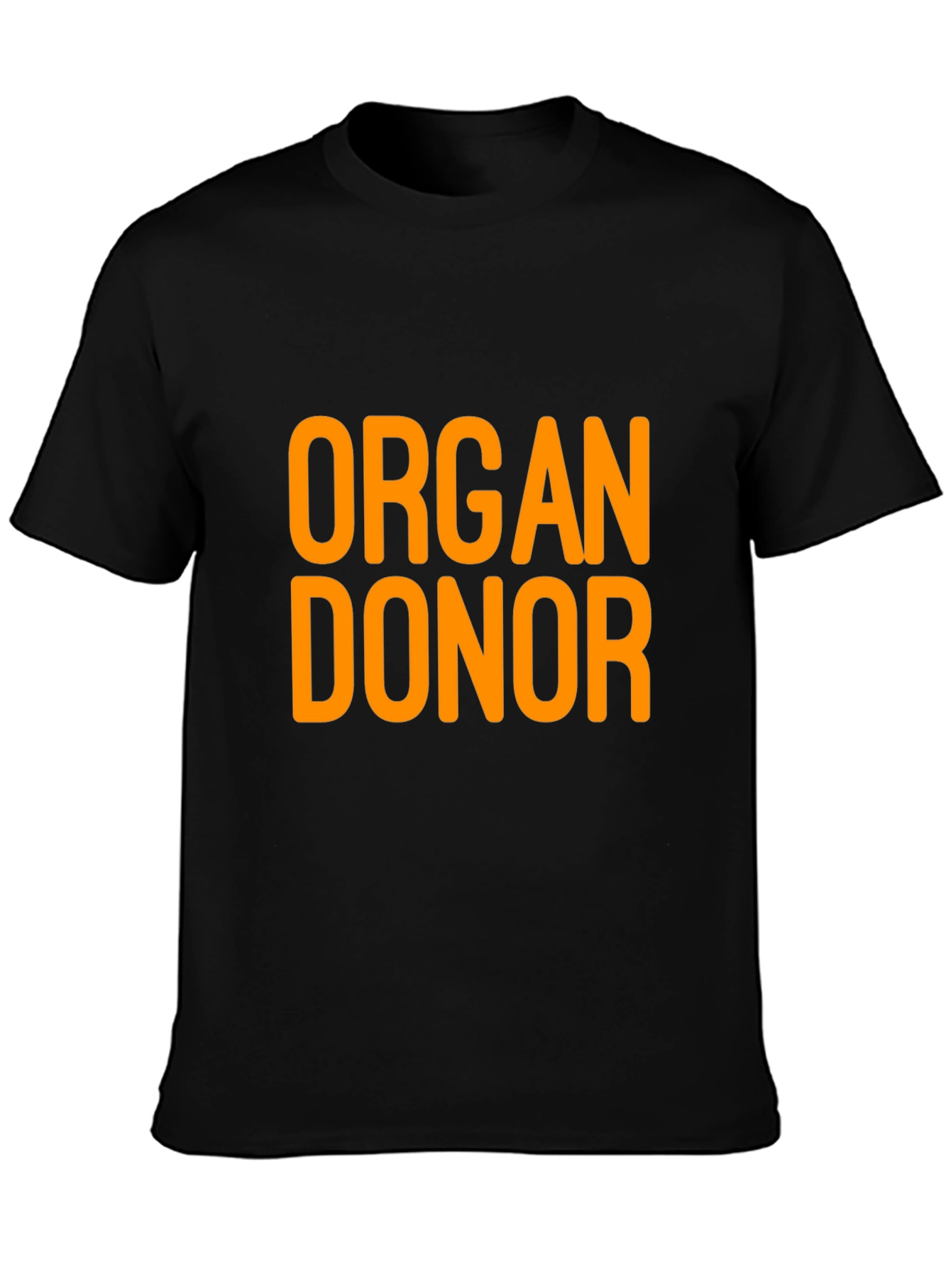 Organ Donor T-Shirt - Black Cotton Tee