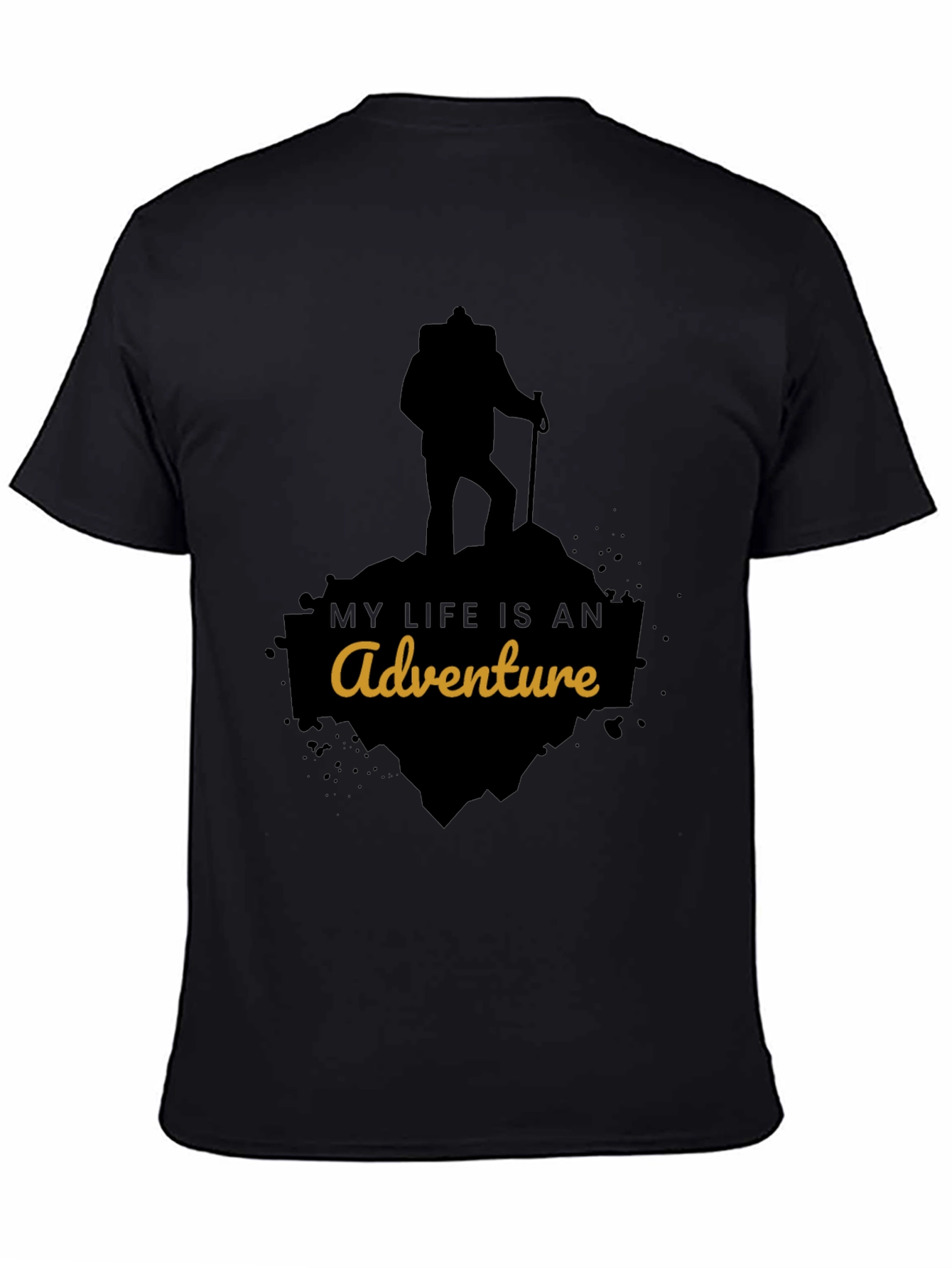 Adventure Awaits T-Shirt - Black Graphic Tee