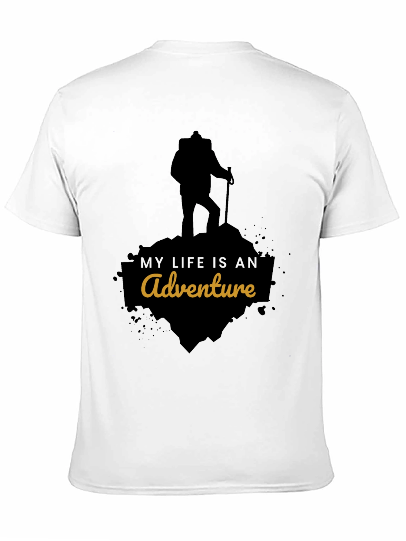 Adventure Awaits T-Shirt - Black Graphic Tee