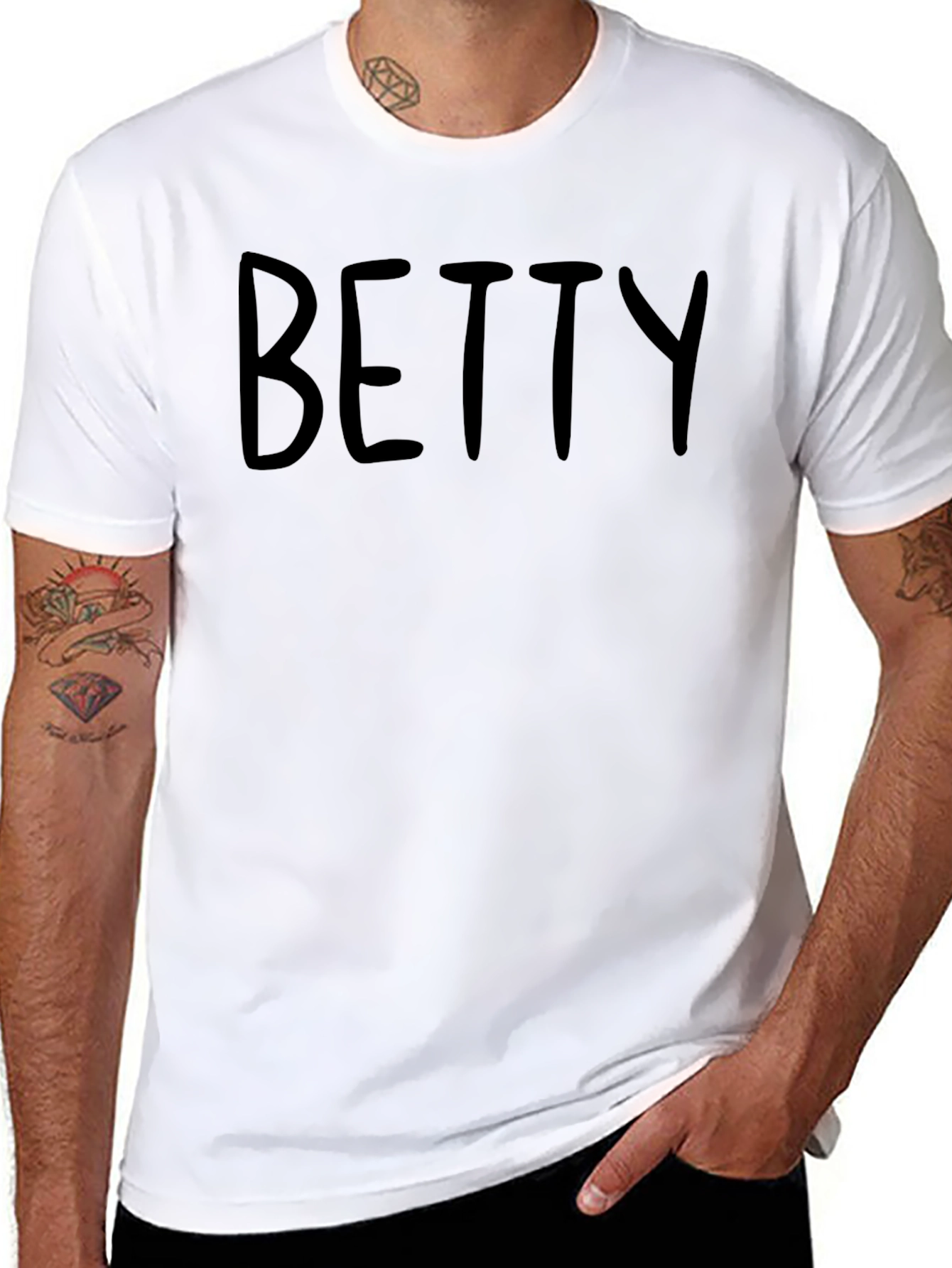 Betty Tee - Casual Black T-Shirt