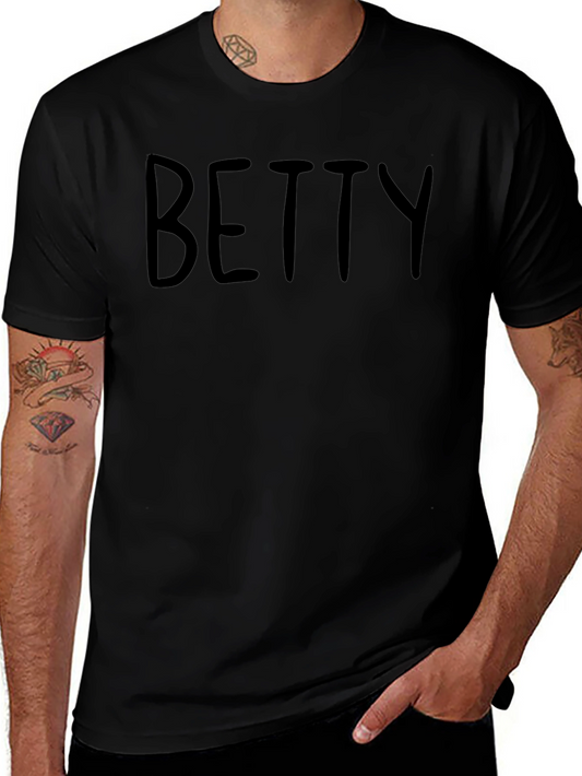 Betty Tee - Casual Black T-Shirt