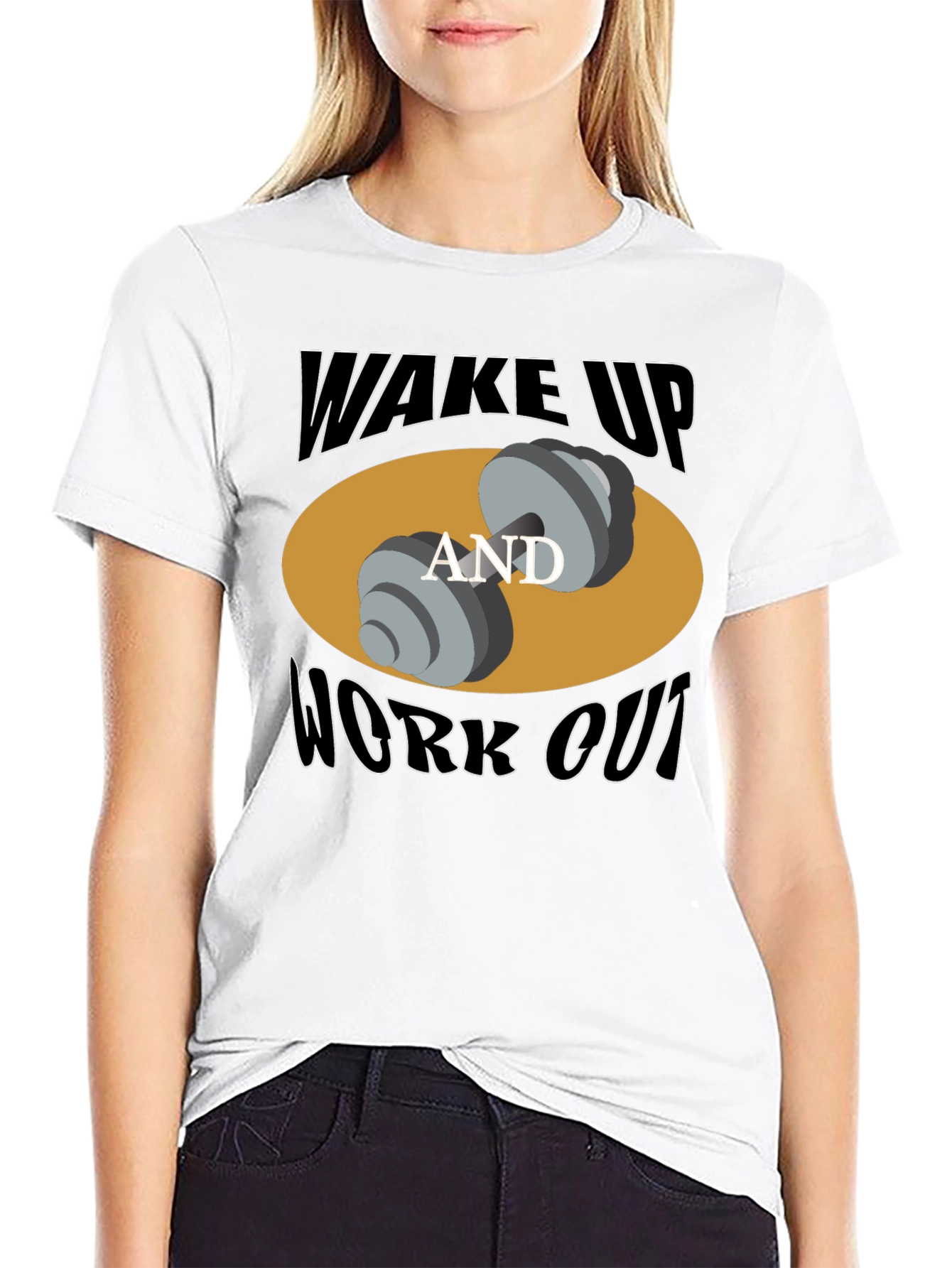Wake Up and Work Out Graphic T-Shirt