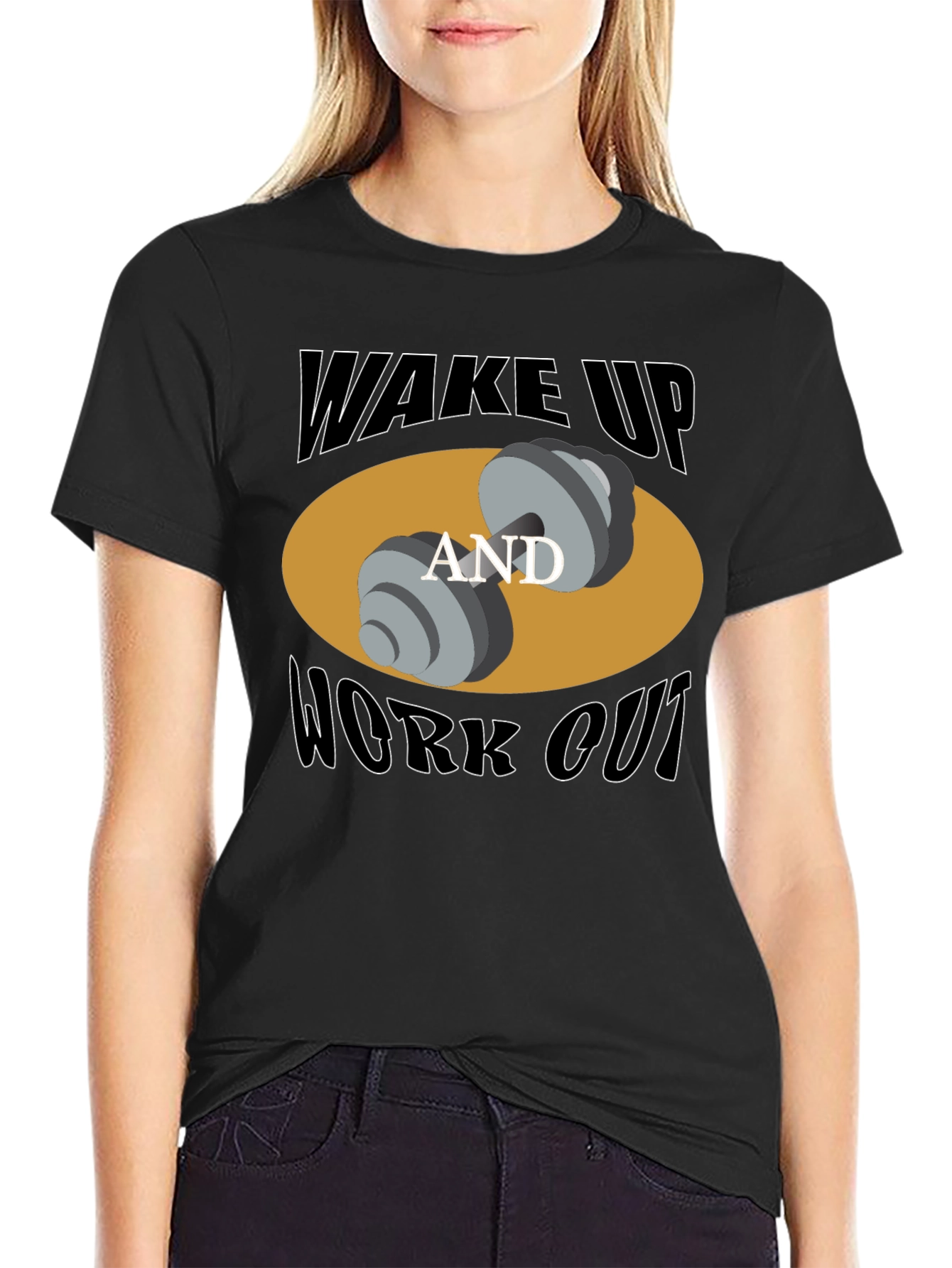 Wake Up and Work Out Graphic T-Shirt
