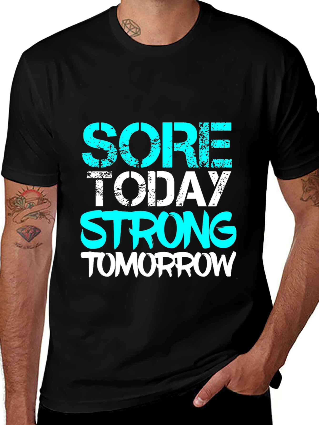 Sore Today Strong Tomorrow Black T-Shirt