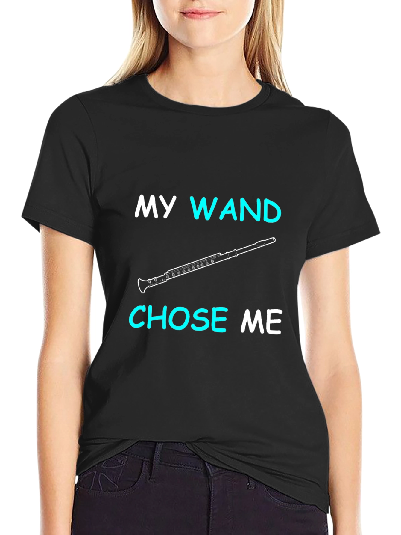 My Wand Chose Me Oboe Player T-Shirt