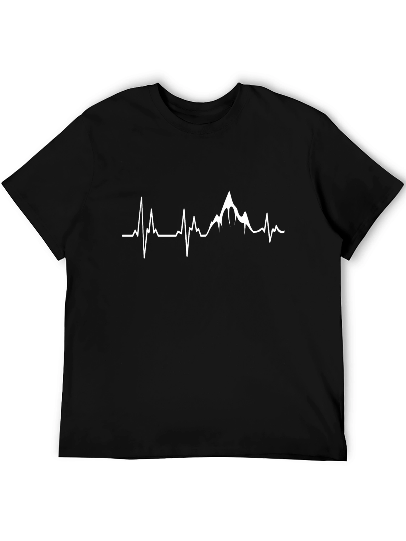 Mountain Heartbeat T-Shirt - Black